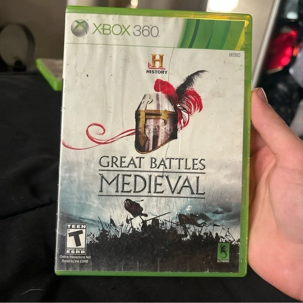 History Great Battles Medieval Microsoft Xbox 360 2011 Works Tested